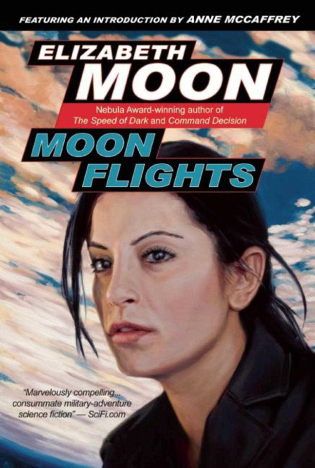 Moon Flights book cover by Elizabeth Moon