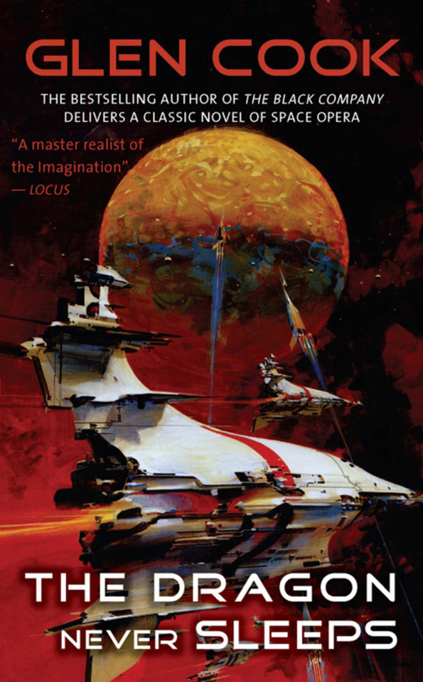 The Dragon Never Sleeps book cover by Glen Cook