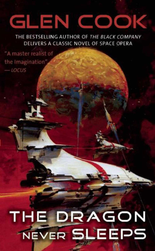The Dragon Never Sleeps book cover by Glen Cook
