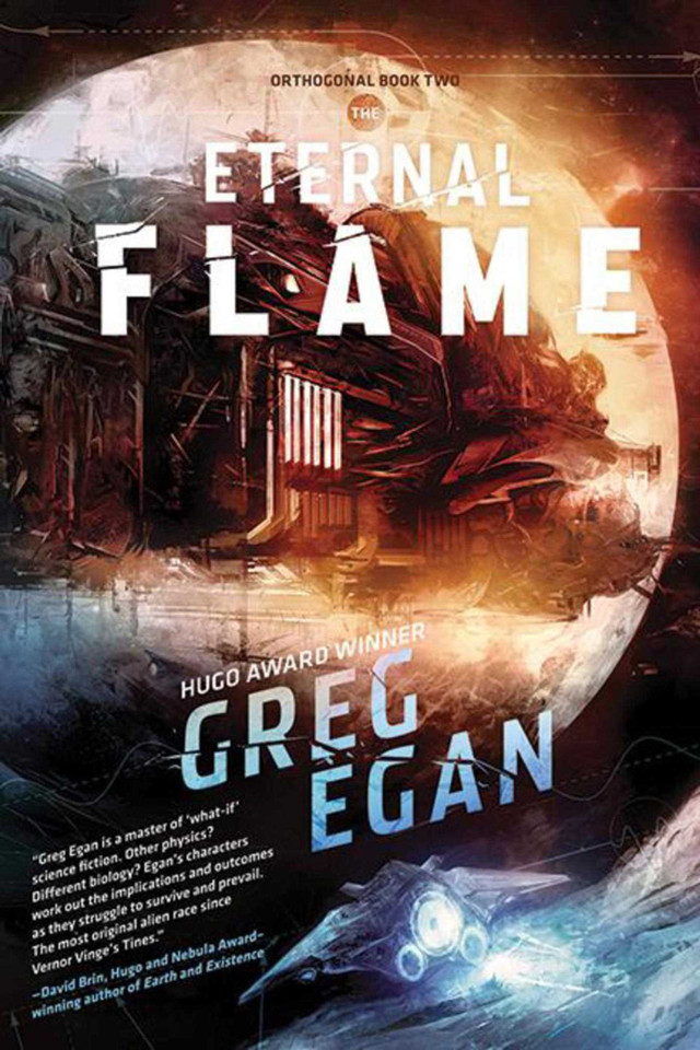 The Eternal Flame: Orthogonal Book Two (Orthogonal) book cover by Greg Egan