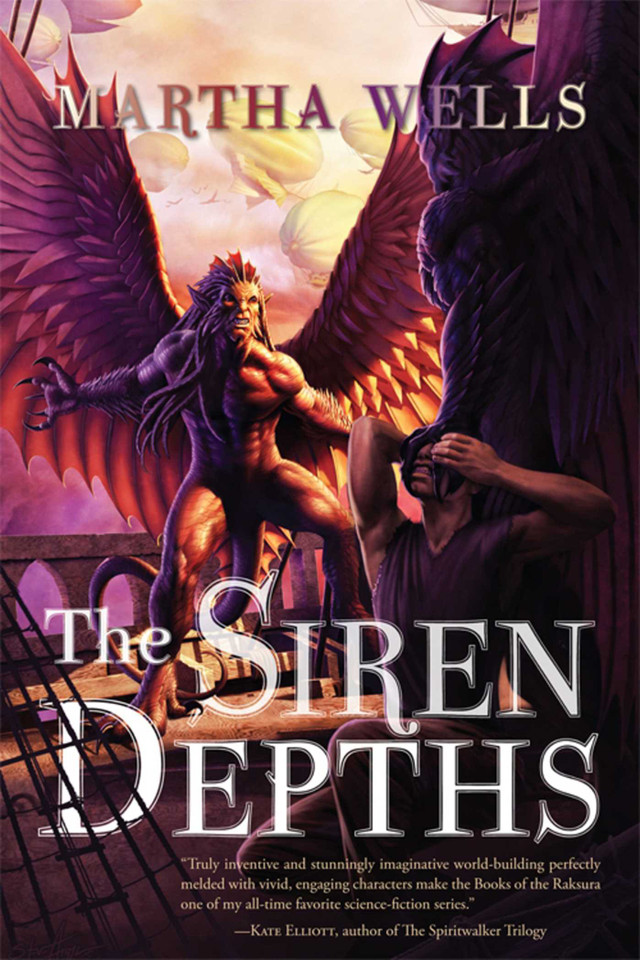 The Siren Depths: Volume Three of the Books of the Raksura (Books of the Raksura) book cover by Martha Wells