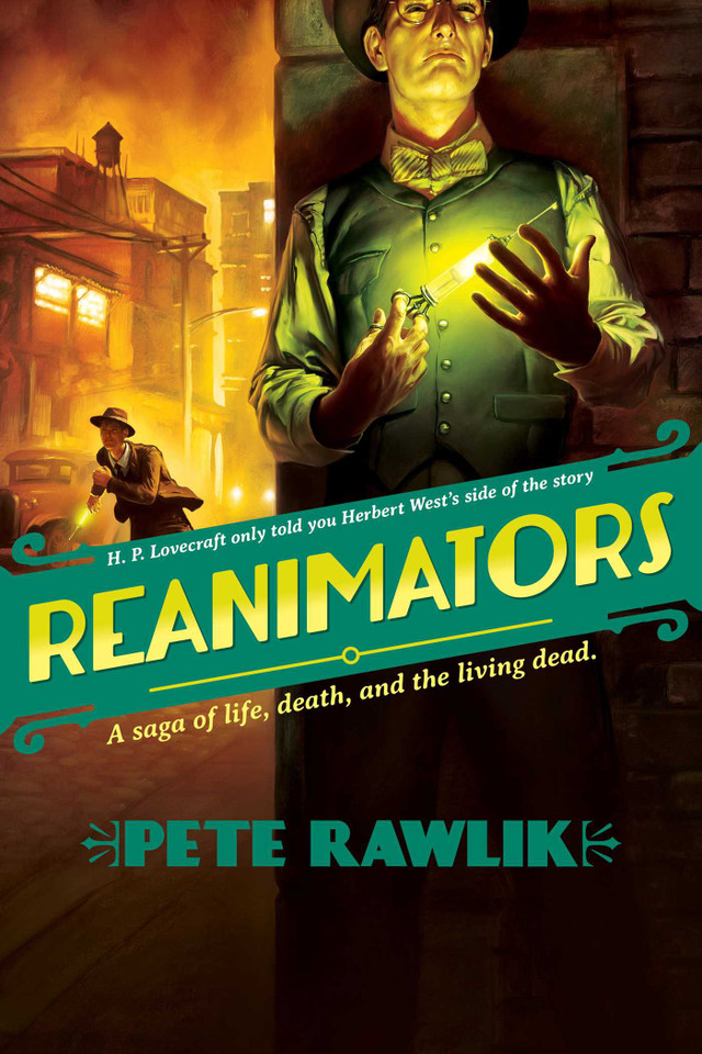 Reanimators book cover by Pete Rawlik
