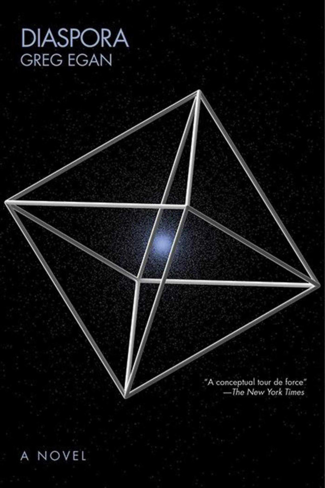 Diaspora: A Novel book cover by Greg Egan