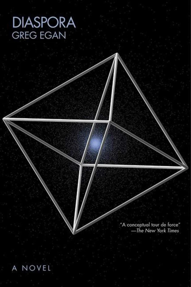Diaspora: A Novel book cover by Greg Egan