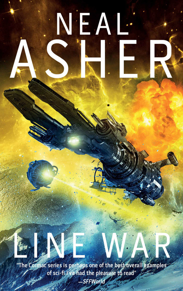 Line War: The Fifth Agent Cormac Novel (Agent Cormac) book cover by Neal Asher