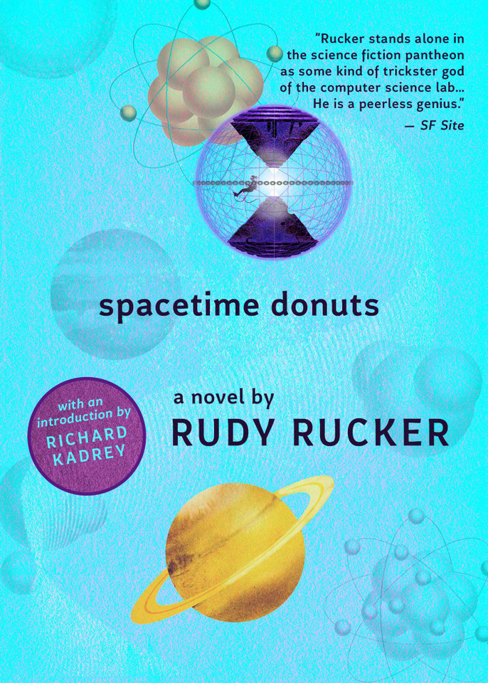 Spacetime Donuts book cover by Rudy Rucker
