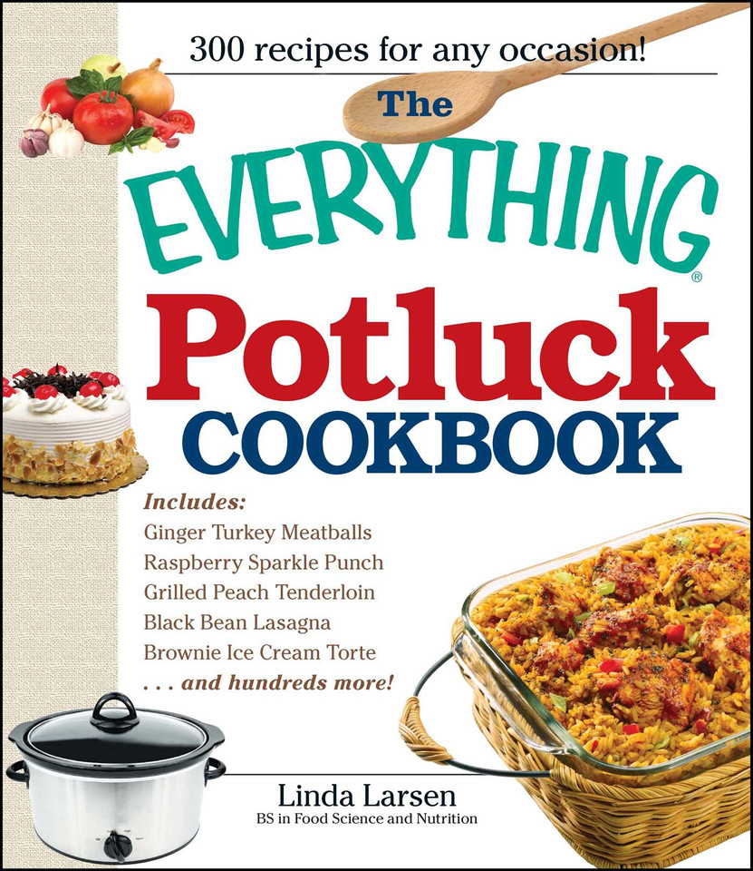 The Everything Potluck Cookbook (Everything® Series) book cover by Linda Larsen