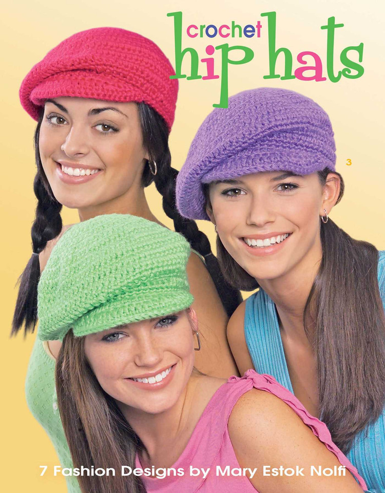 Crochet Hip Hats: 7 Fashion Designs book cover by Mary Estok Nolfi