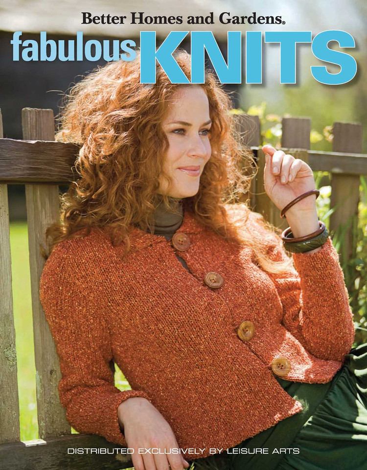 Better Homes and Gardens Fabulous Knits book cover by Leisure Arts