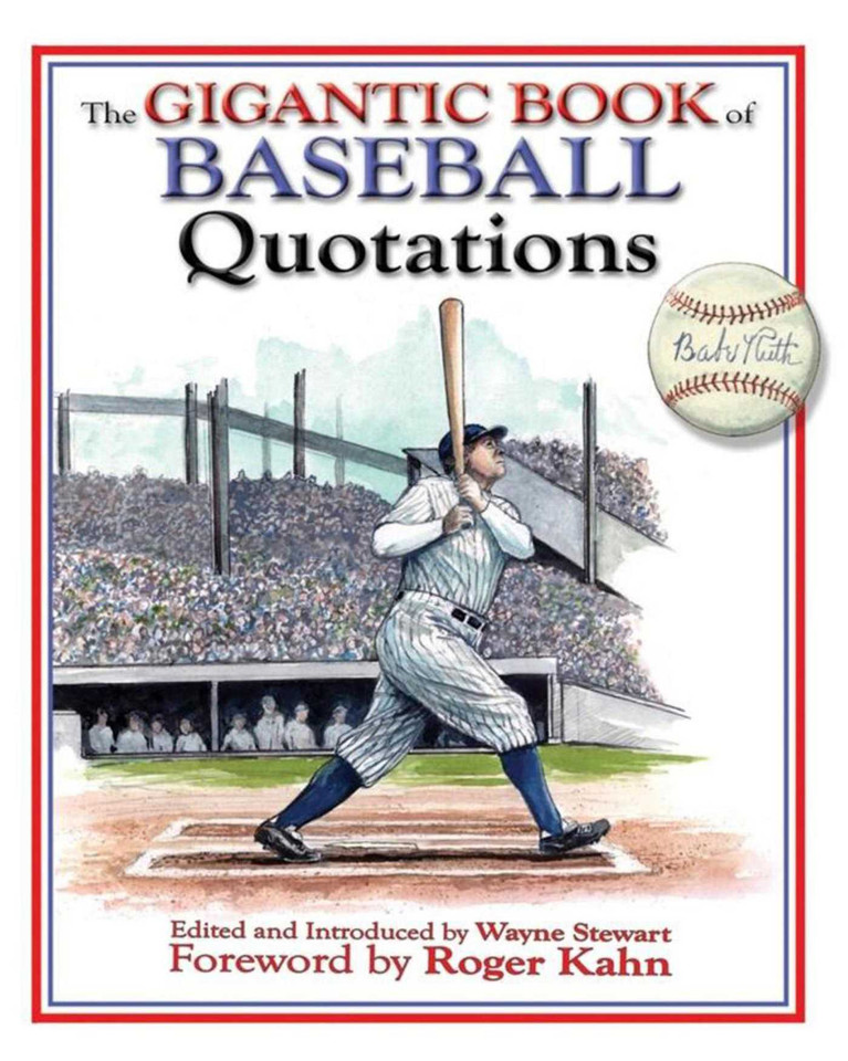 The Gigantic Book of Baseball Quotations book cover by 