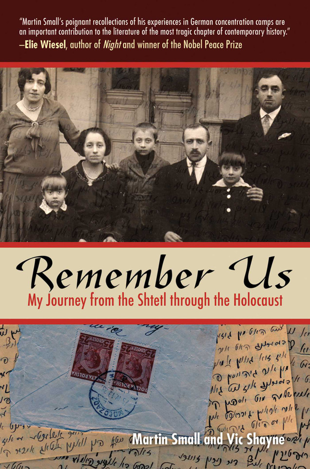 Remember Us: My Journey from the Shtetl Through the Holocaust book cover by Vic Shayne, Martin Small