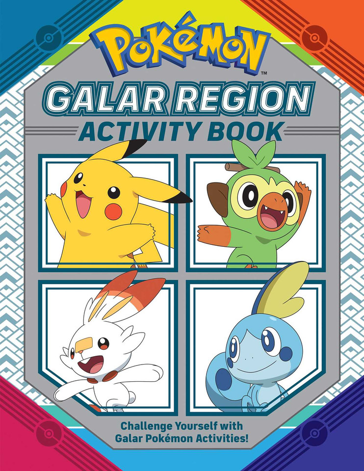Pokémon Official Galar Region Activity Book book cover by Lawrence Neves