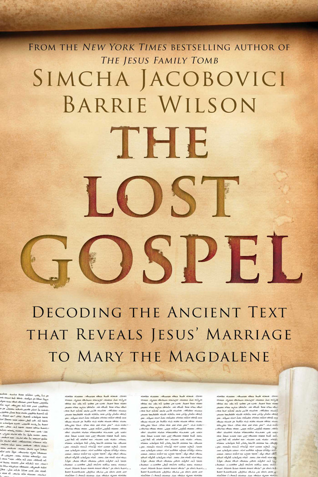 The Lost Gospel book cover by Simcha Jacobovici