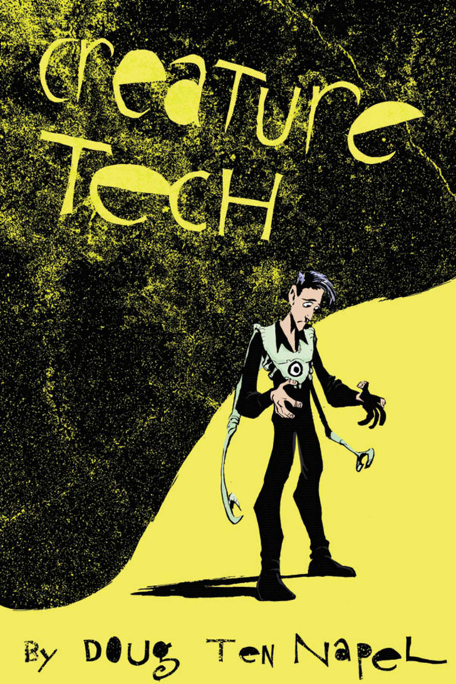 Creature Tech book cover by Doug Tennapel