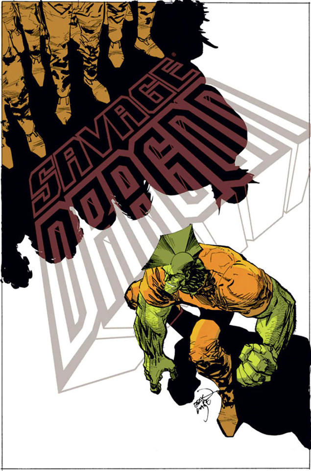 Savage Dragon: The End (Savage Dragon) book cover by Erik Larsen