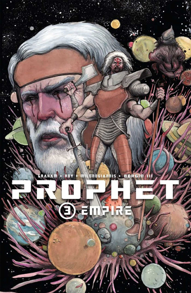 Prophet Volume 3: Empire book cover by Brandon Graham, Simon Roy