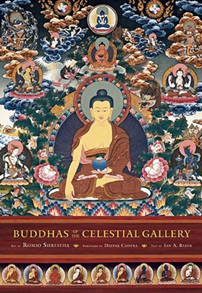 Buddhas of the Celestial Gallery Postcard Book: 24 Postcards book cover by Romio Shrestha