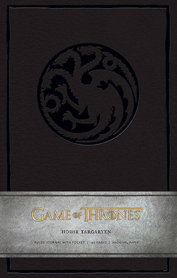 Game of Thrones: House Targaryen Hardcover Ruled Journal (Game of Thrones) book cover by . HBO
