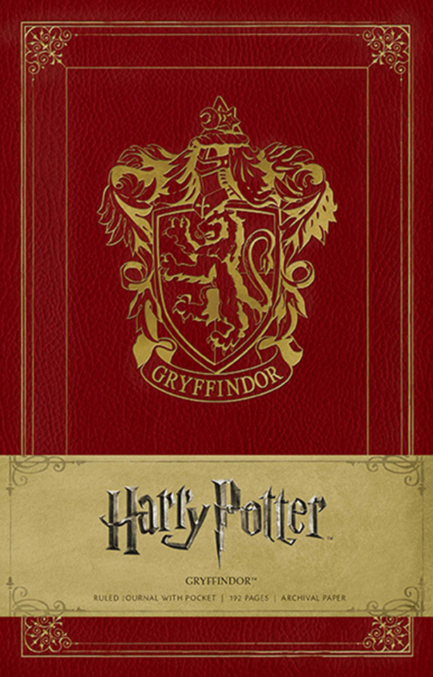 Harry Potter Gryffindor Hardcover Ruled Journal (Harry Potter) book cover by . Warner Bros. Consumer Products Inc.