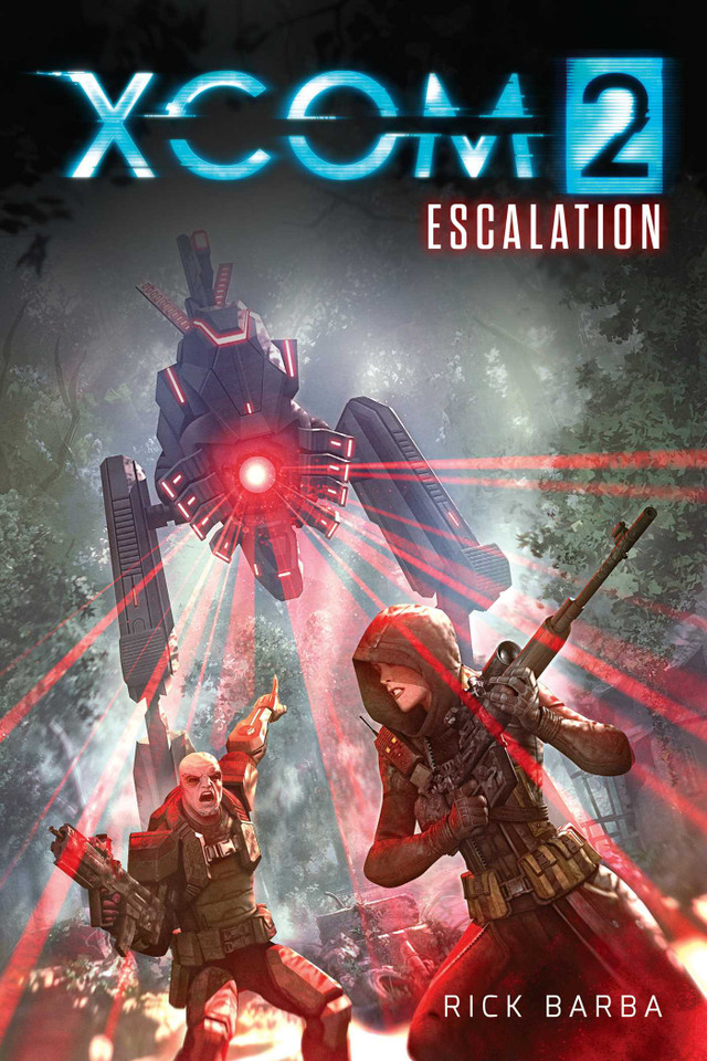 XCOM 2: ESCALATION book cover by Rick Barba