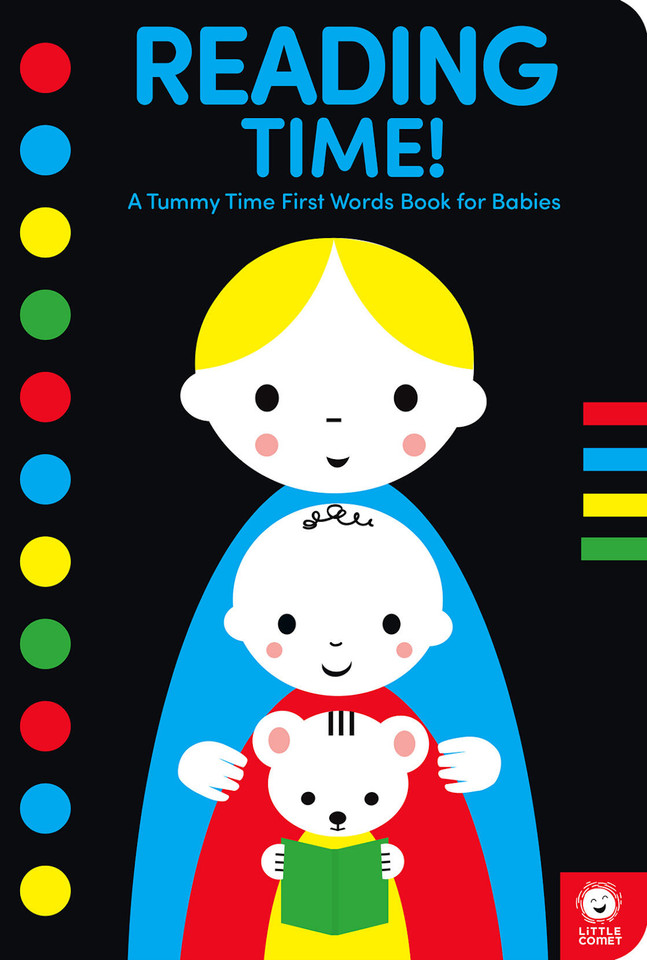 Reading Time!: A Tummy Time First Words Book for Babies (TUMMY TIME! BOOKS) book cover by Mama Makes Books