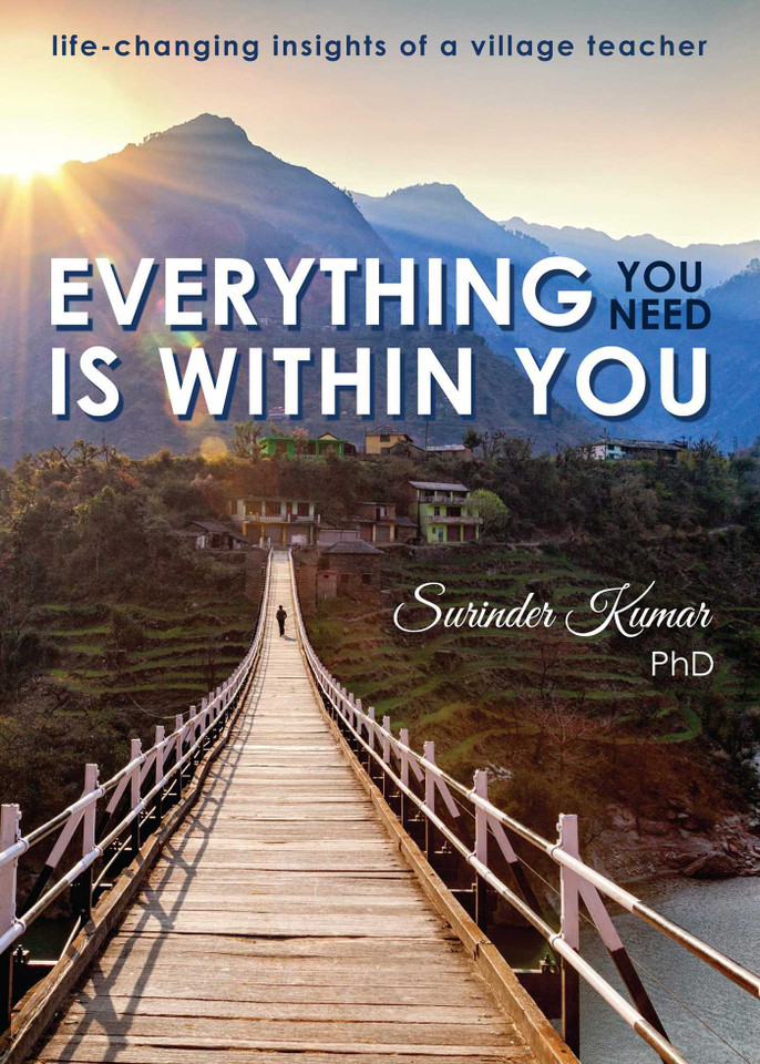 Everything You Need Is Within You book cover by Surinder Kumar