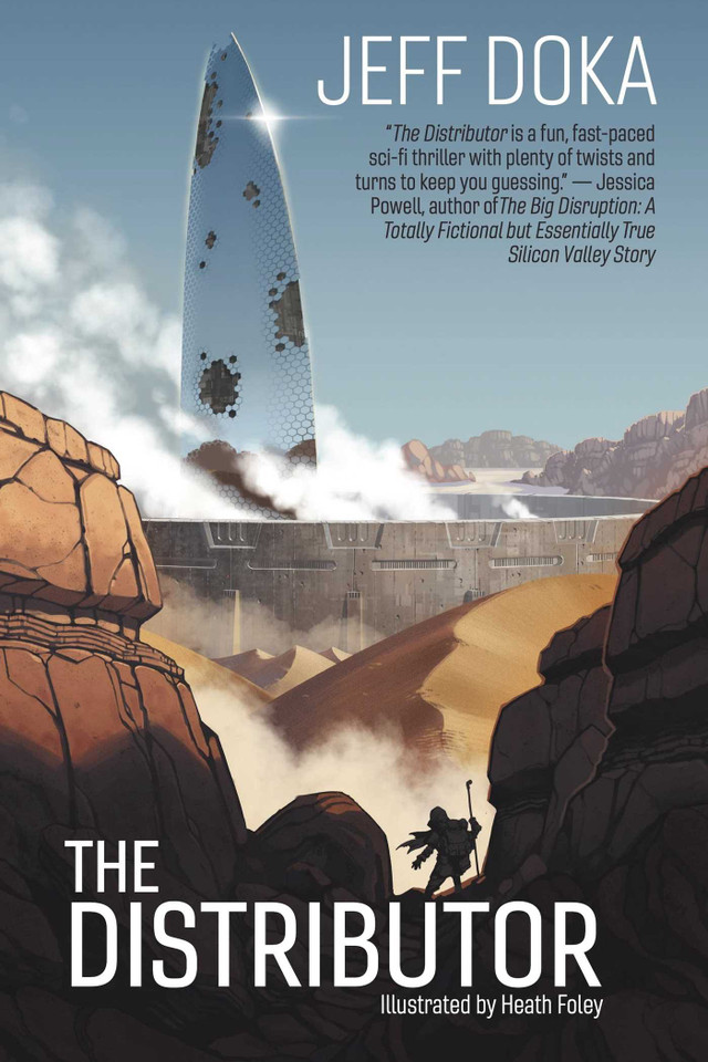 The Distributor book cover by Jeff Doka
