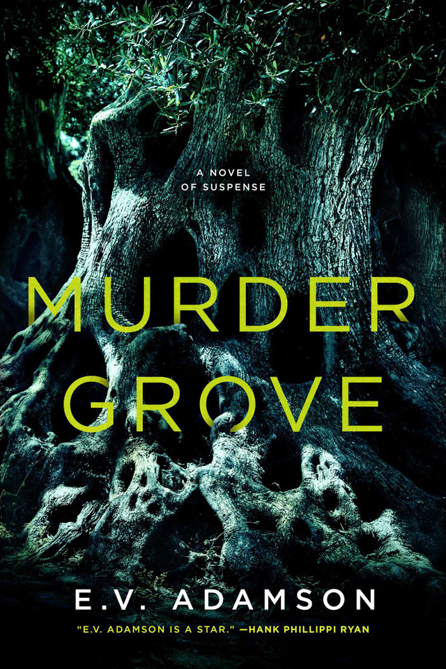 Murder Grove book cover by E. V Adamson