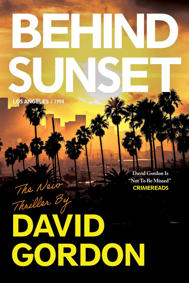 Behind Sunset book cover by David Gordon