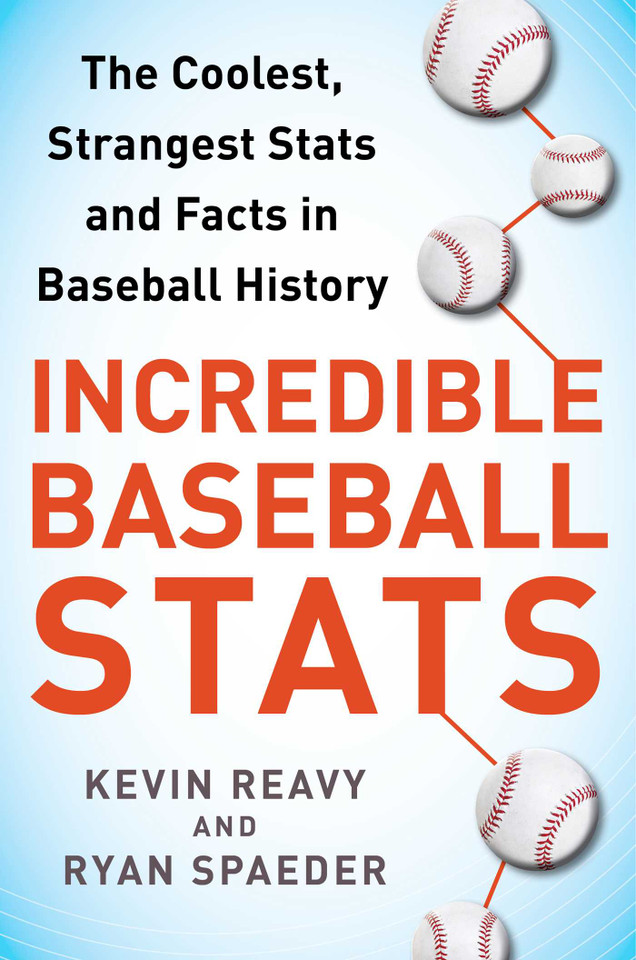 Incredible Baseball Stats: The Coolest, Strangest Stats and Facts in Baseball History book cover by Kevin Reavy, Ryan Spaeder