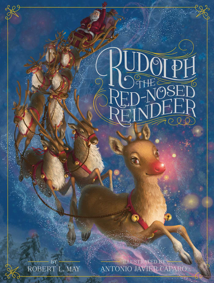 Rudolph the Red-Nosed Reindeer book cover by Robert L. May