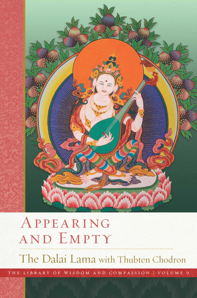 Appearing and Empty (The Library of Wisdom and Compassion) book cover by Dalai Lama, Thubten Chodron
