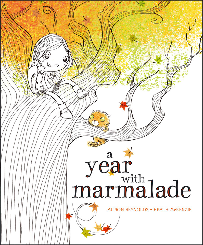 A Year with Marmalade book cover by Alison Reynolds