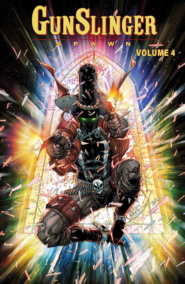 Gunslinger Spawn Volume 4 (Gunslinger Spawn) book cover by Todd McFarlane