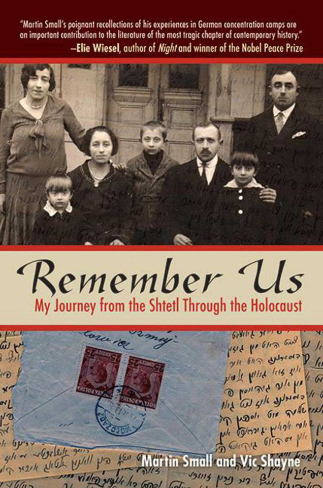 Remember Us: My Journey from the Shtetl Through the Holocaust book cover by Vic Shayne, Martin Small
