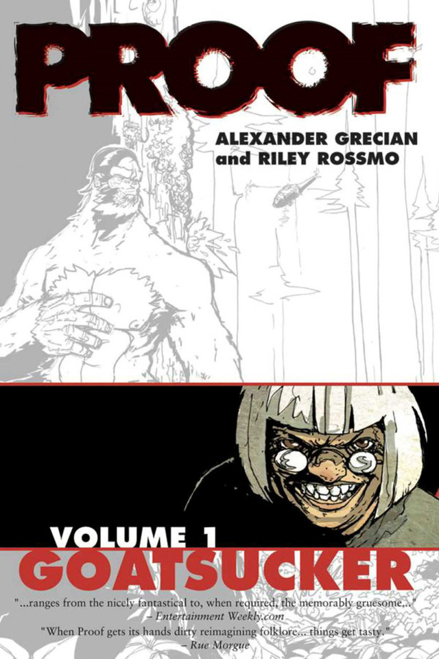 Proof Volume 1: Goatsucker book cover by Alex Grecian