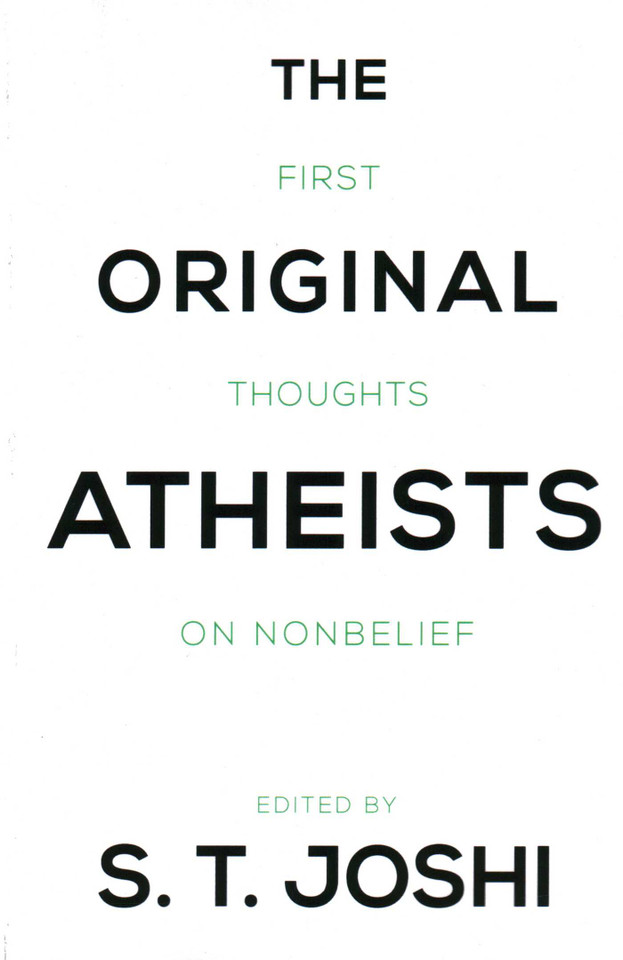 Original Atheists: First Thoughts on Nonbelief book cover by S. T. Joshi