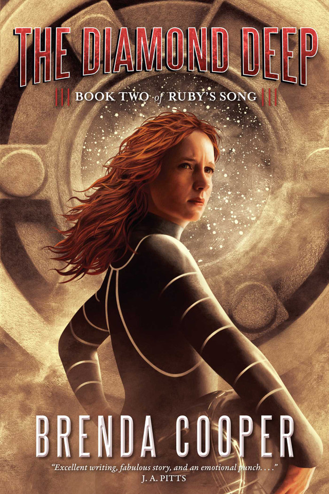 The Diamond Deep (Ruby's Song) book cover by Brenda Cooper