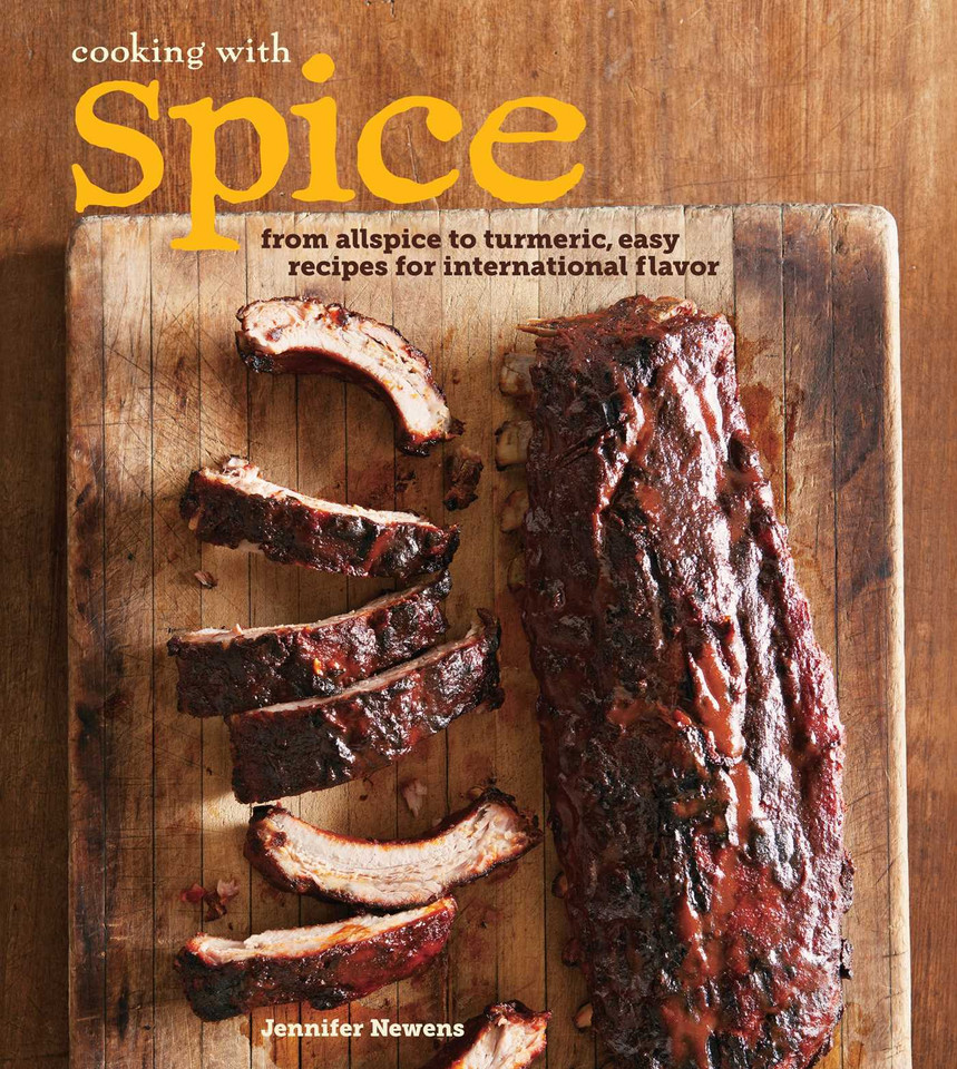 Cooking with Spice book cover by Jennifer Newens