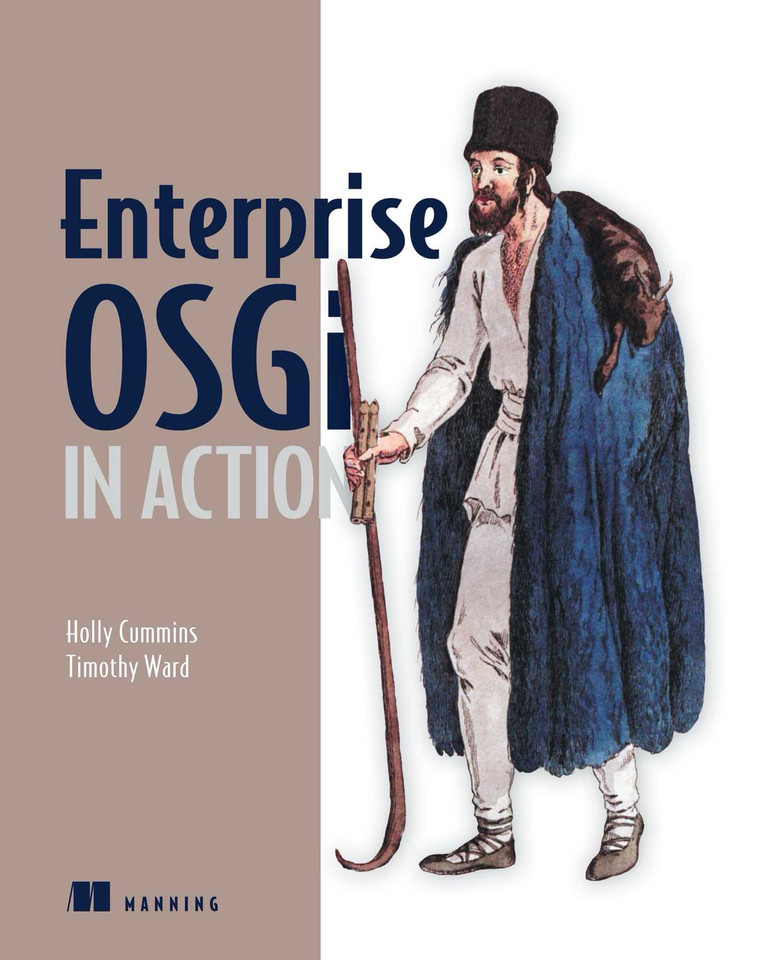 Enterprise OSGi in Action: With examples using Apache Aries book cover by Holly Cummins, Timothy Ward