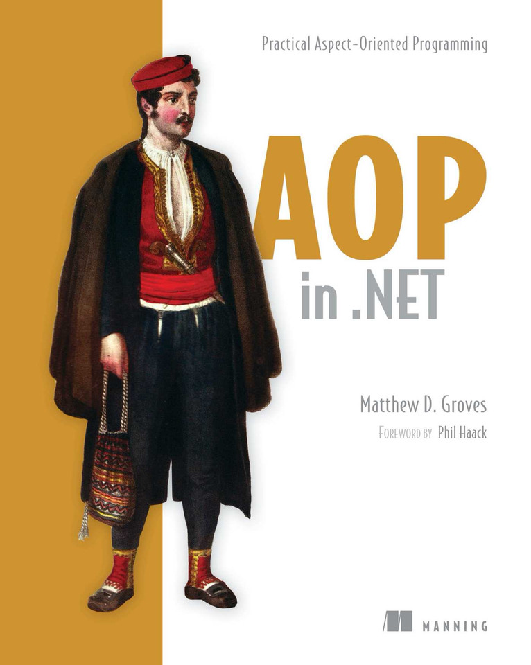 AOP in .NET: Practical Aspect-Oriented Programming book cover by Matthew D. Groves