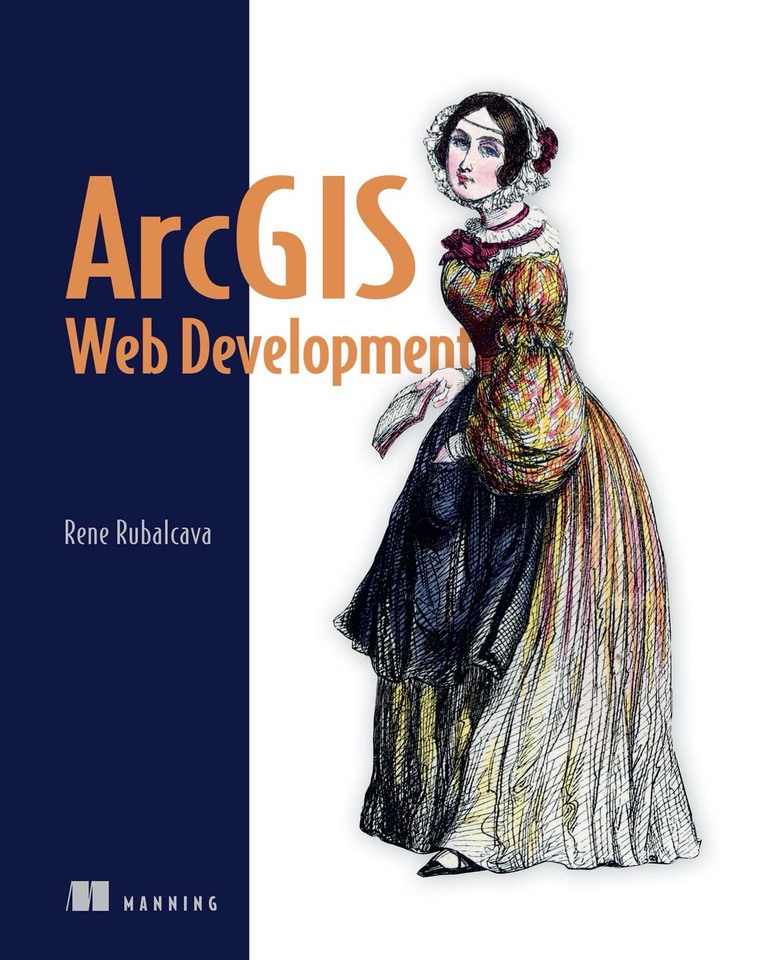 ArcGIS Web Development book cover by Rene Rubalcava