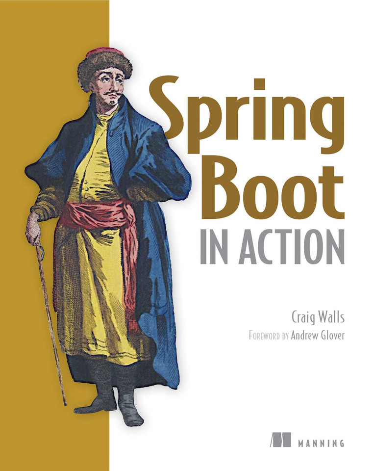 Spring Boot in Action book cover by Craig Walls