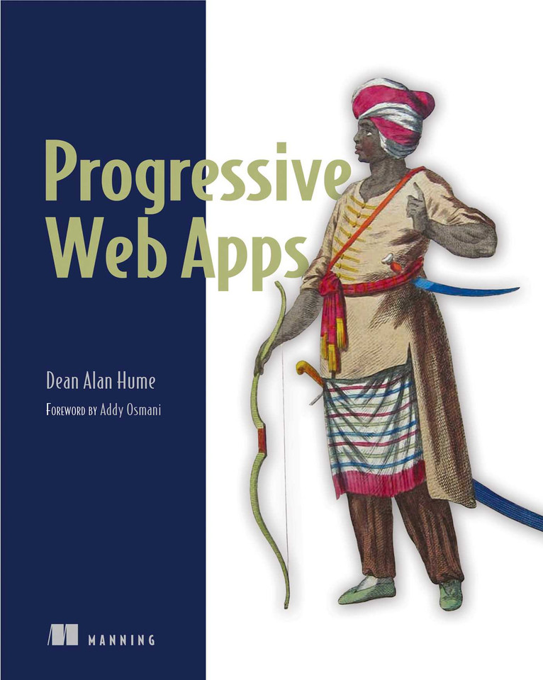 Progressive Web Apps book cover by Dean Alan Hume