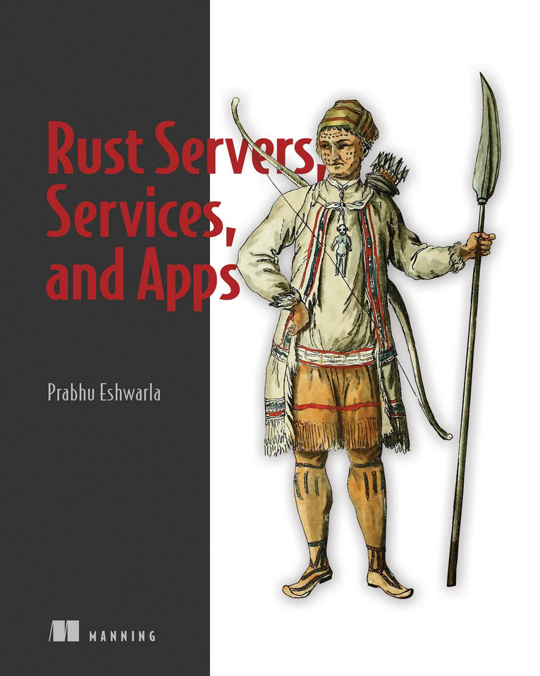Rust Servers, Services, and Apps book cover by Prabhu Eshwarla