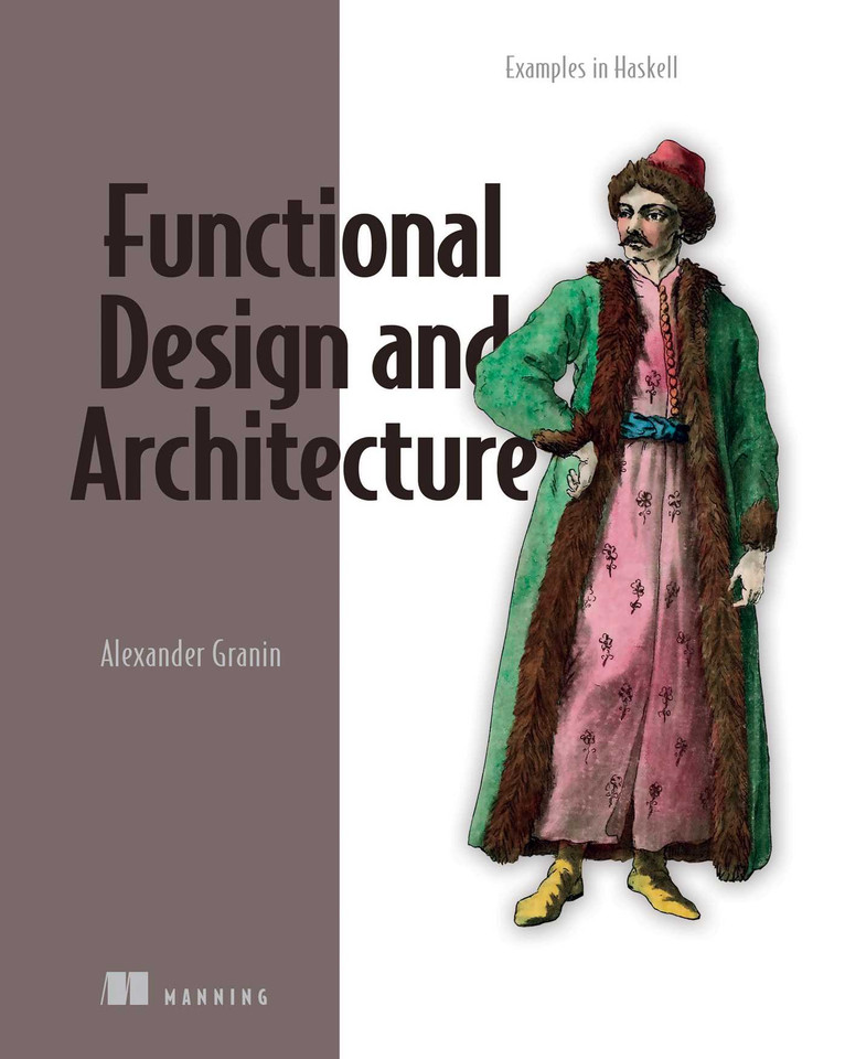 Functional Design and Architecture: Examples in Haskell book cover by Alexander  Granin