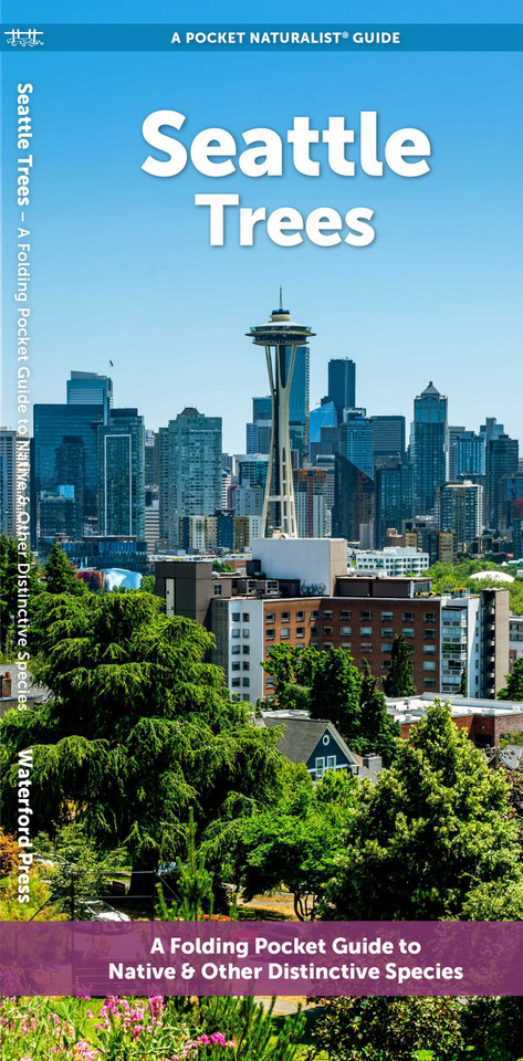 Seattle Trees: A Folding Pocket Guide to Native & Other Distinctive Species (Urban Trees) book cover by J.M. Kavanagh