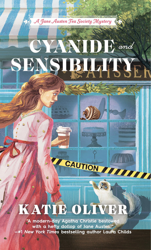 Cyanide and Sensibility (A Jane Austen Tea Society Mystery) book cover by Katie Oliver