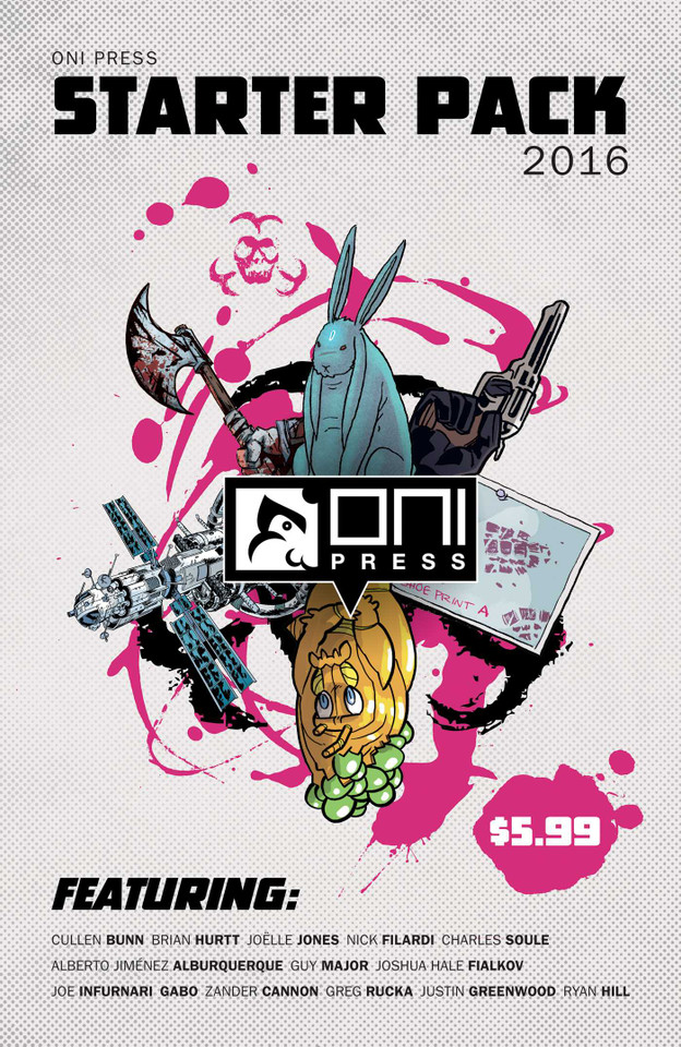Oni Press Starter Pack 2016 book cover by Cullen Bunn