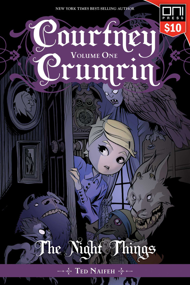 Courtney Crumrin Vol. 1: The Night Things (Courtney Crumrin) book cover by Ted Naifeh